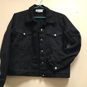 Black cotton jean jacket